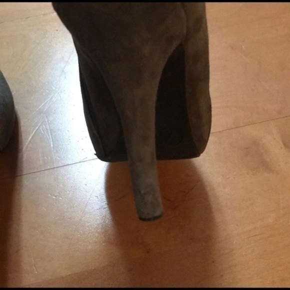 Grey & Black Jessica Suede Simpson Booties 8.5 - Picture 7 of 8